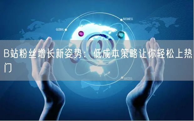B站粉丝增长新姿势：低成本策略让你轻松上热门