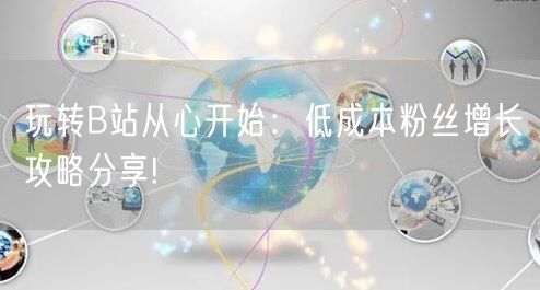玩转B站从心开始：低成本粉丝增长攻略分享!