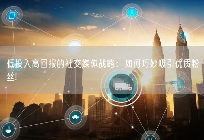 低投入高回报的社交媒体战略：如何巧妙吸引优质粉丝!