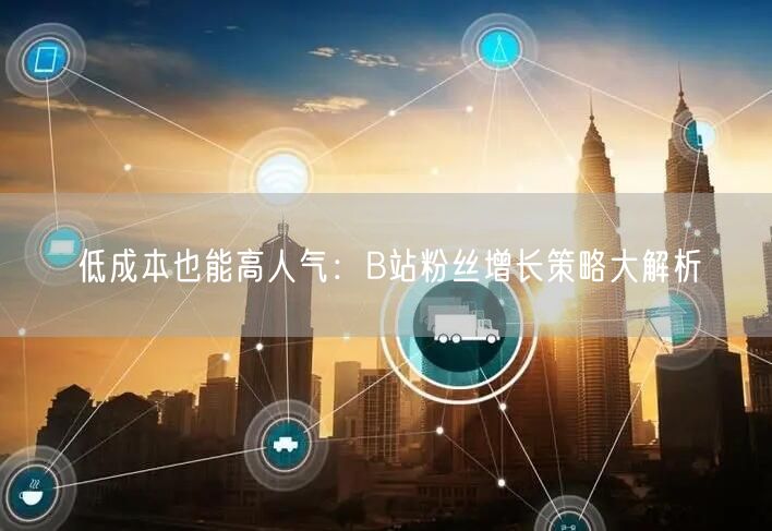 低成本也能高人气：B站粉丝增长策略大解析