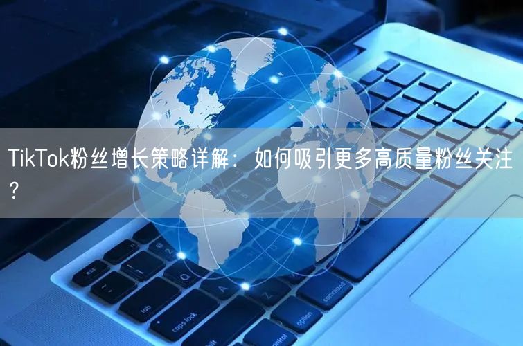 TikTok粉丝增长策略详解：如何吸引更多高质量粉丝关注？