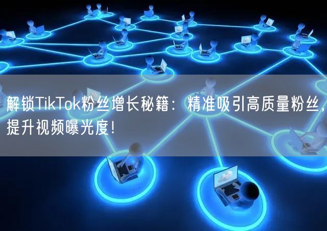 解锁TikTok粉丝增长秘籍：精准吸引高质量粉丝，提升视频曝光度！