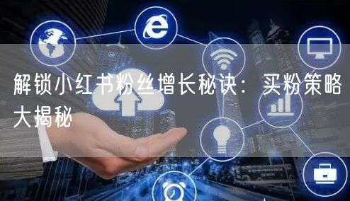 解锁小红书粉丝增长秘诀：买粉策略大揭秘
