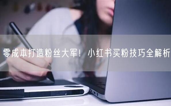 零成本打造粉丝大军！小红书买粉技巧全解析