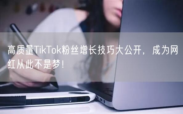 高质量TikTok粉丝增长技巧大公开，成为网红从此不是梦！