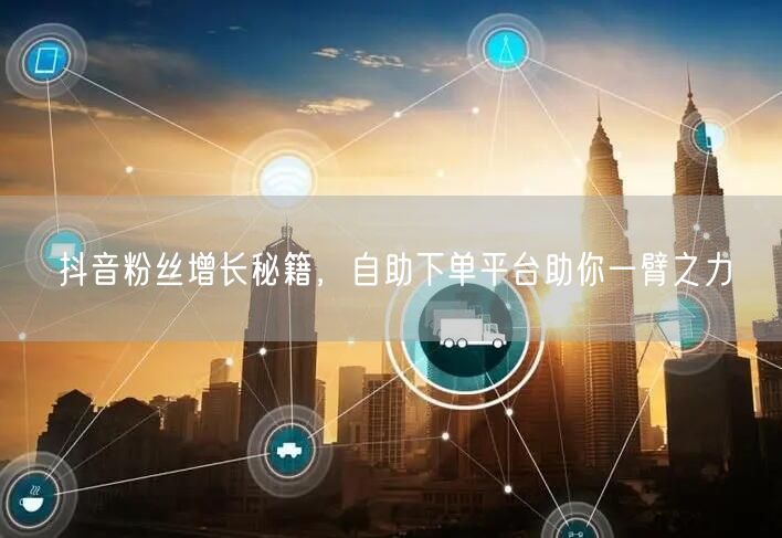 抖音粉丝增长秘籍，自助下单平台助你一臂之力