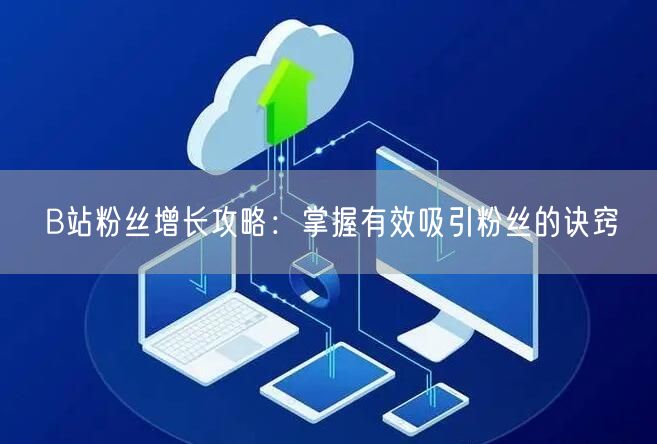 B站粉丝增长攻略：掌握有效吸引粉丝的诀窍