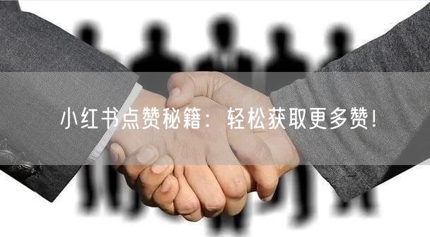 小红书点赞秘籍：轻松获取更多赞！