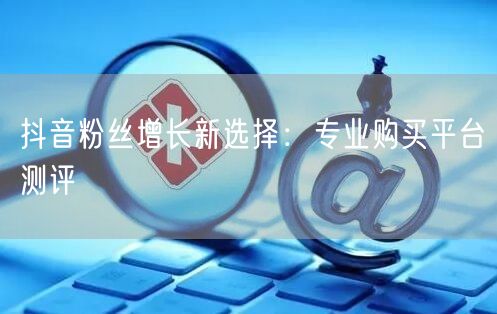 抖音粉丝增长新选择：专业购买平台测评