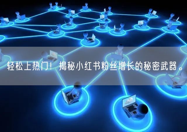 轻松上热门！揭秘小红书粉丝增长的秘密武器。