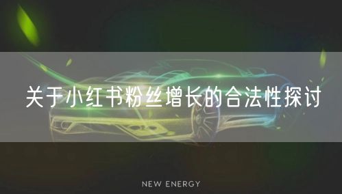 关于小红书粉丝增长的合法性探讨