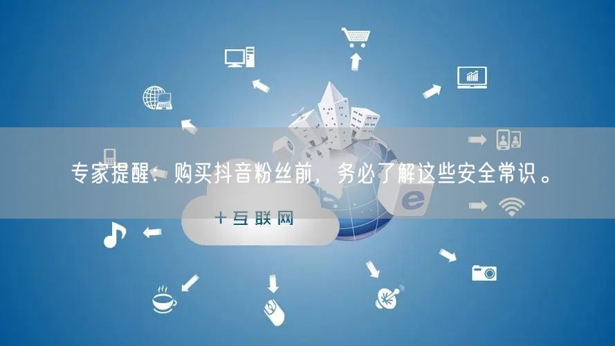 专家提醒：购买抖音粉丝前，务必了解这些安全常识。
