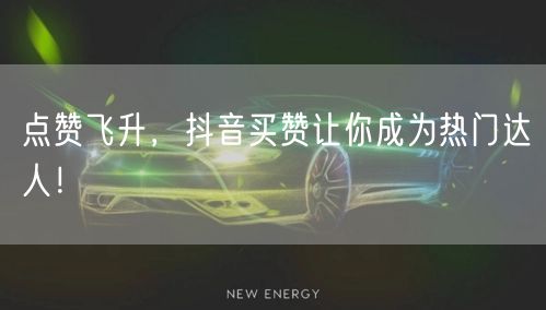 点赞飞升，抖音买赞让你成为热门达人！
