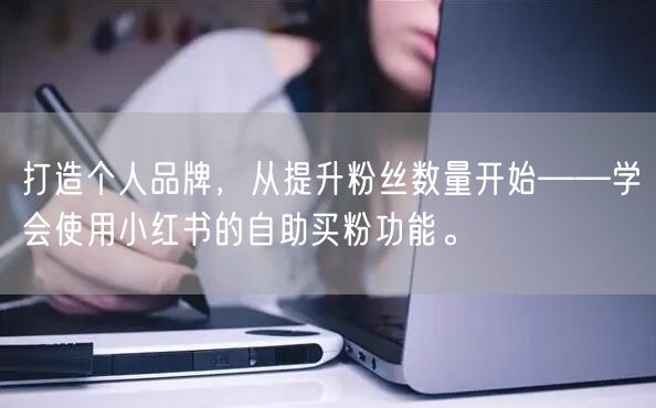 打造个人品牌，从提升粉丝数量开始——学会使用小红书的自助买粉功能。