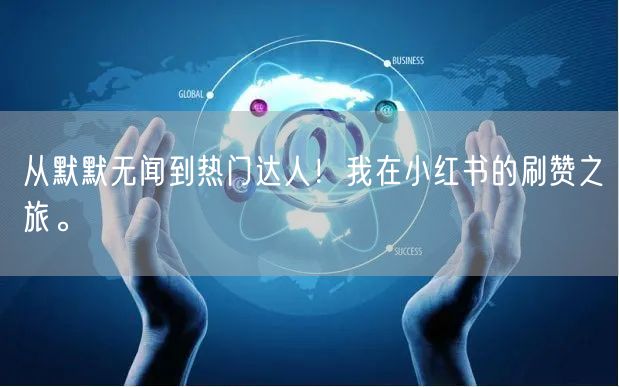 从默默无闻到热门达人！我在小红书的刷赞之旅。